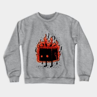 This Box Is On Fire Crewneck Sweatshirt